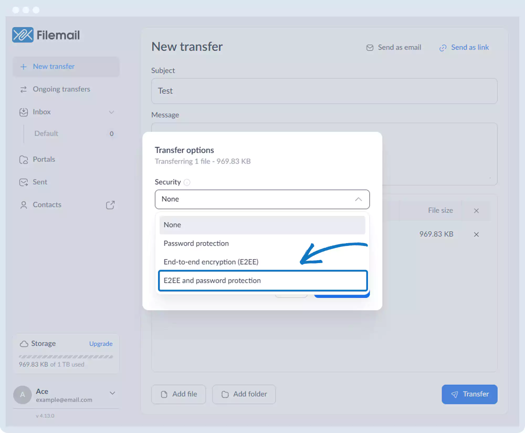 E2EE 和密码保护