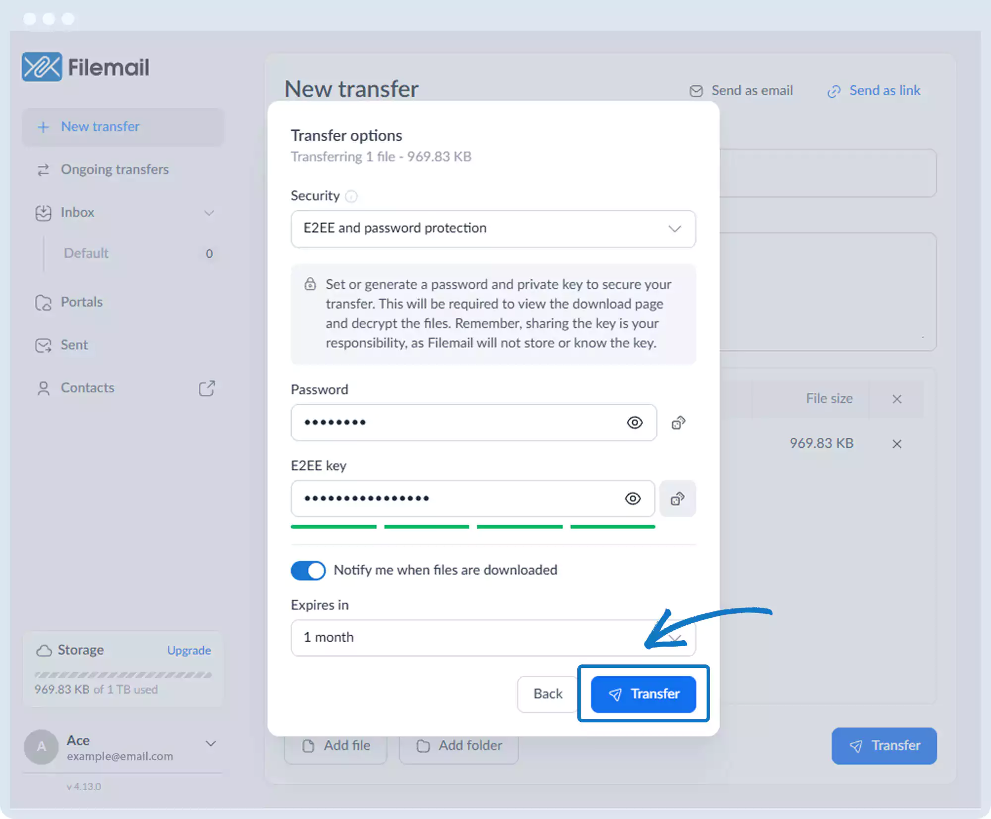 E2EE 和密码保护