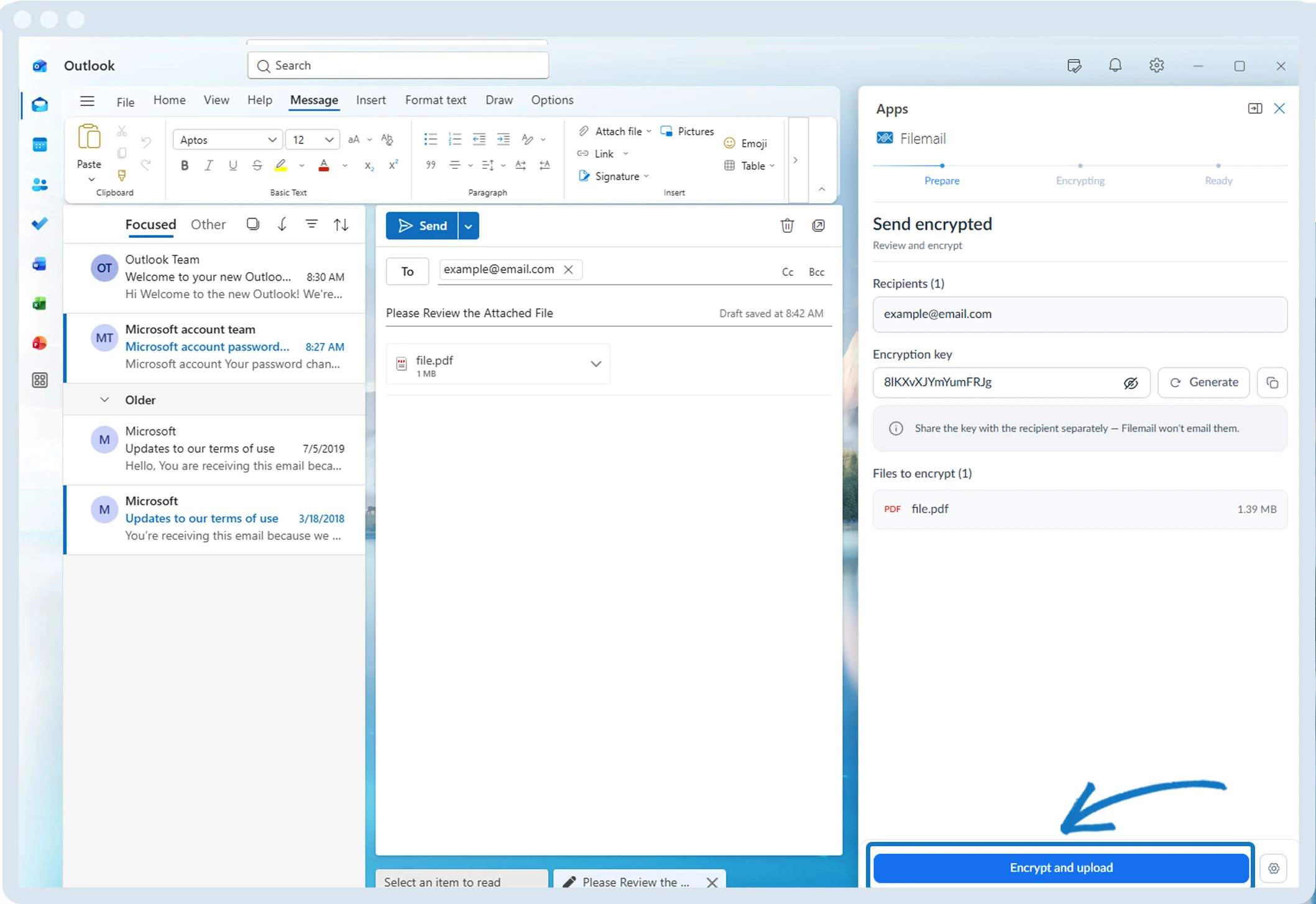 Outlook-lisäosat-vaihe