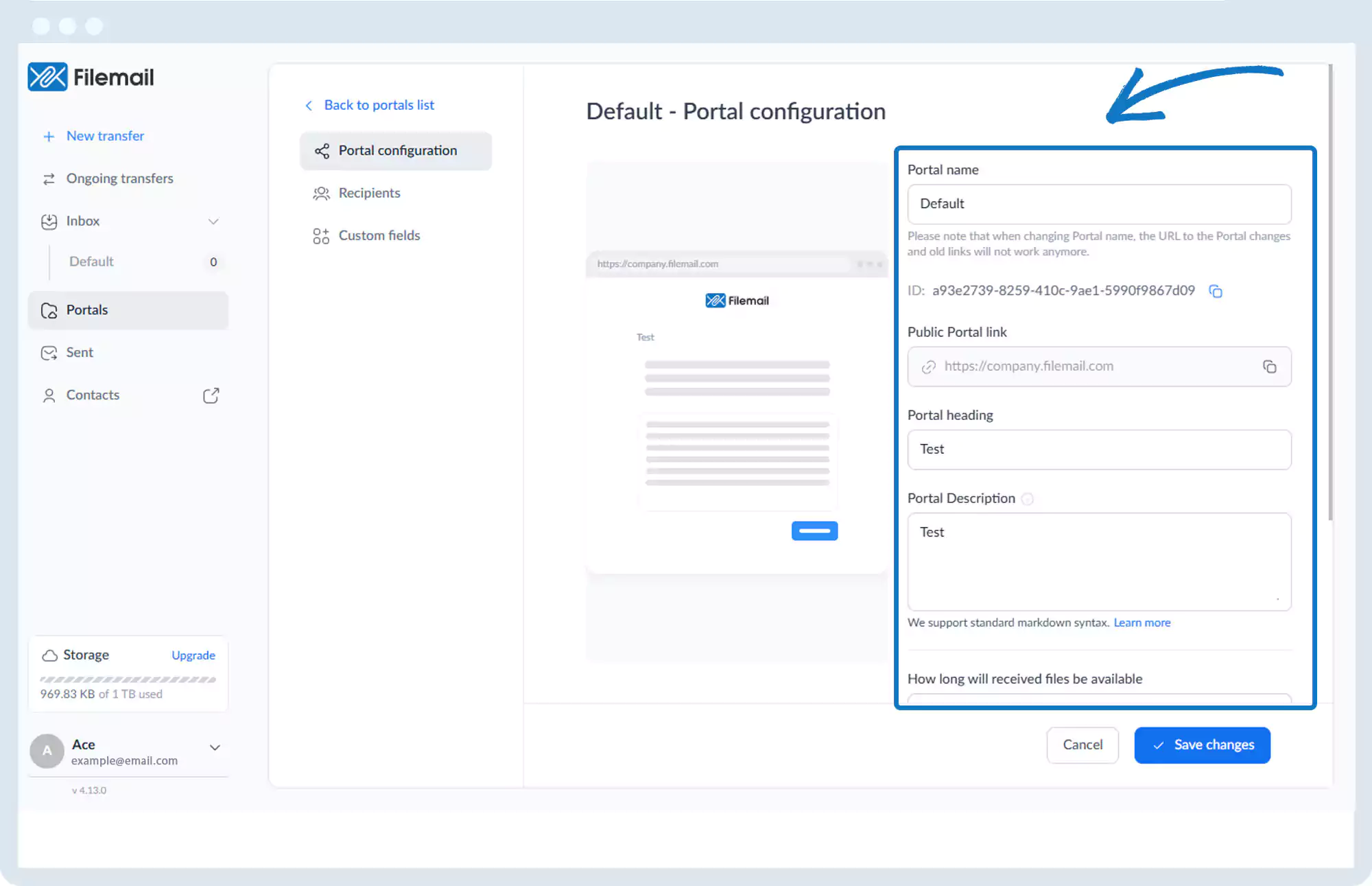 门户网站 - 配置选项