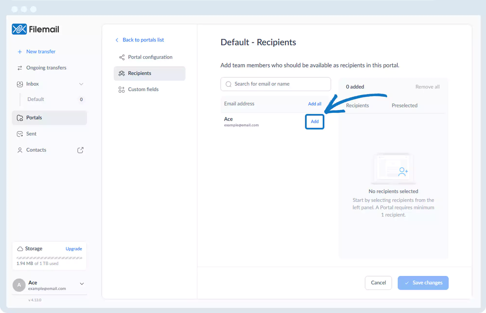 门户网站 - 潜在受援国