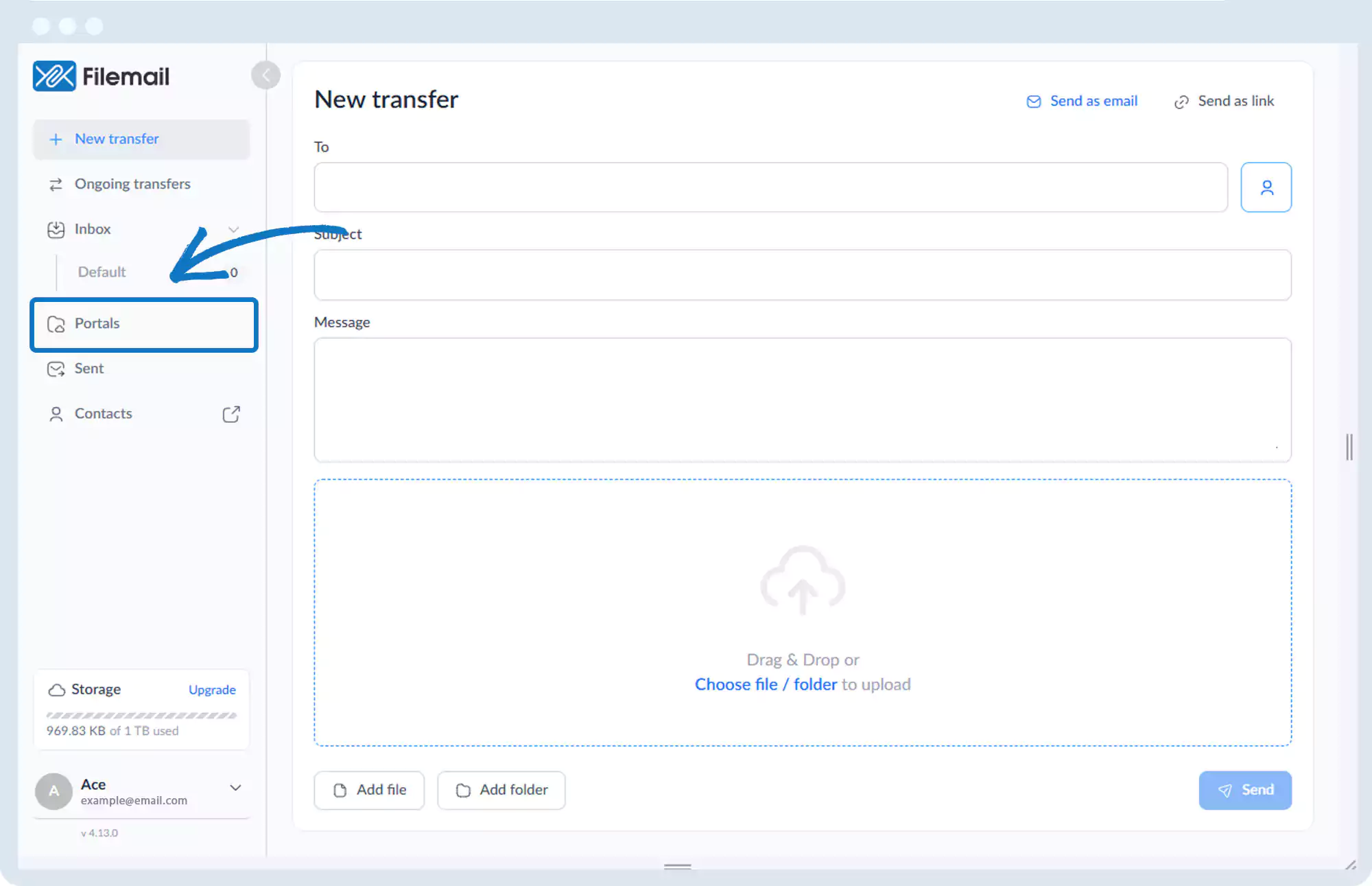 接收文件 - 文件请求