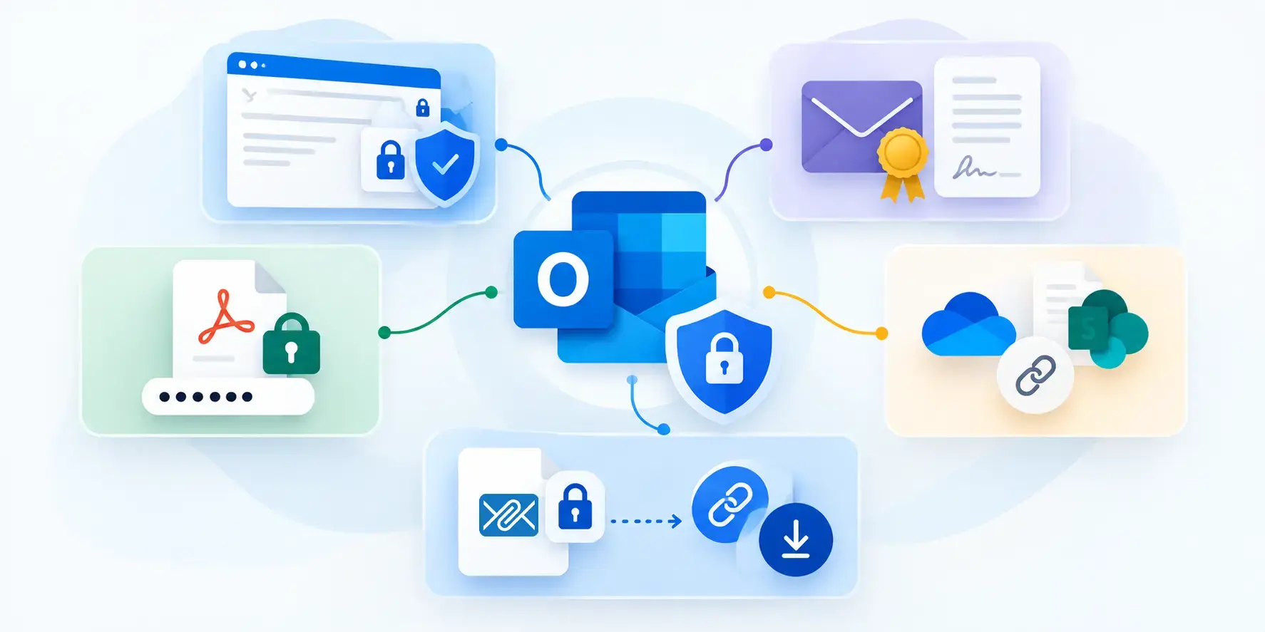 Five ways to send encrypted attachments in Outlook, including S/MIME and Filemail