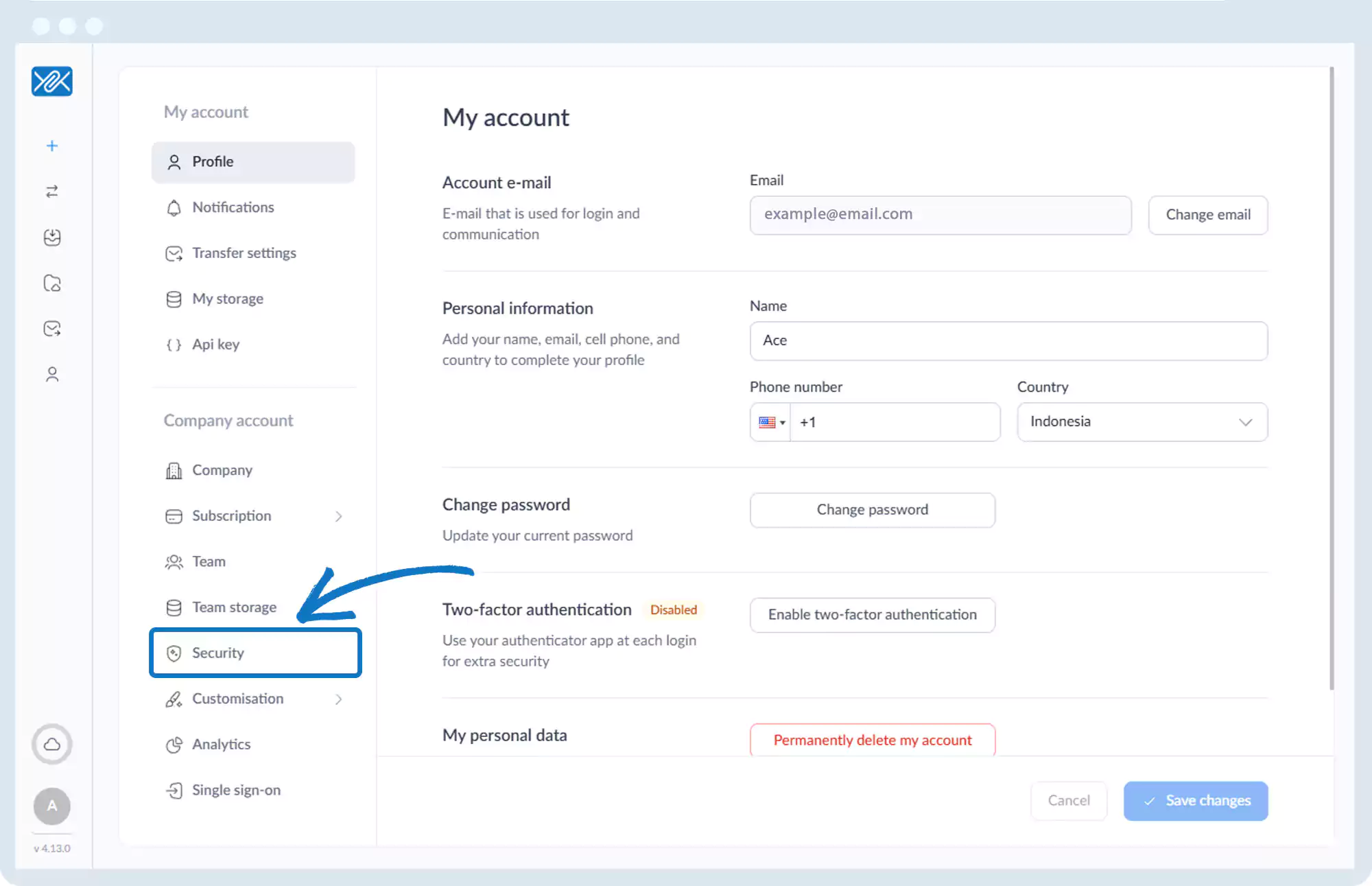 双因素身份验证 - 管理员策略