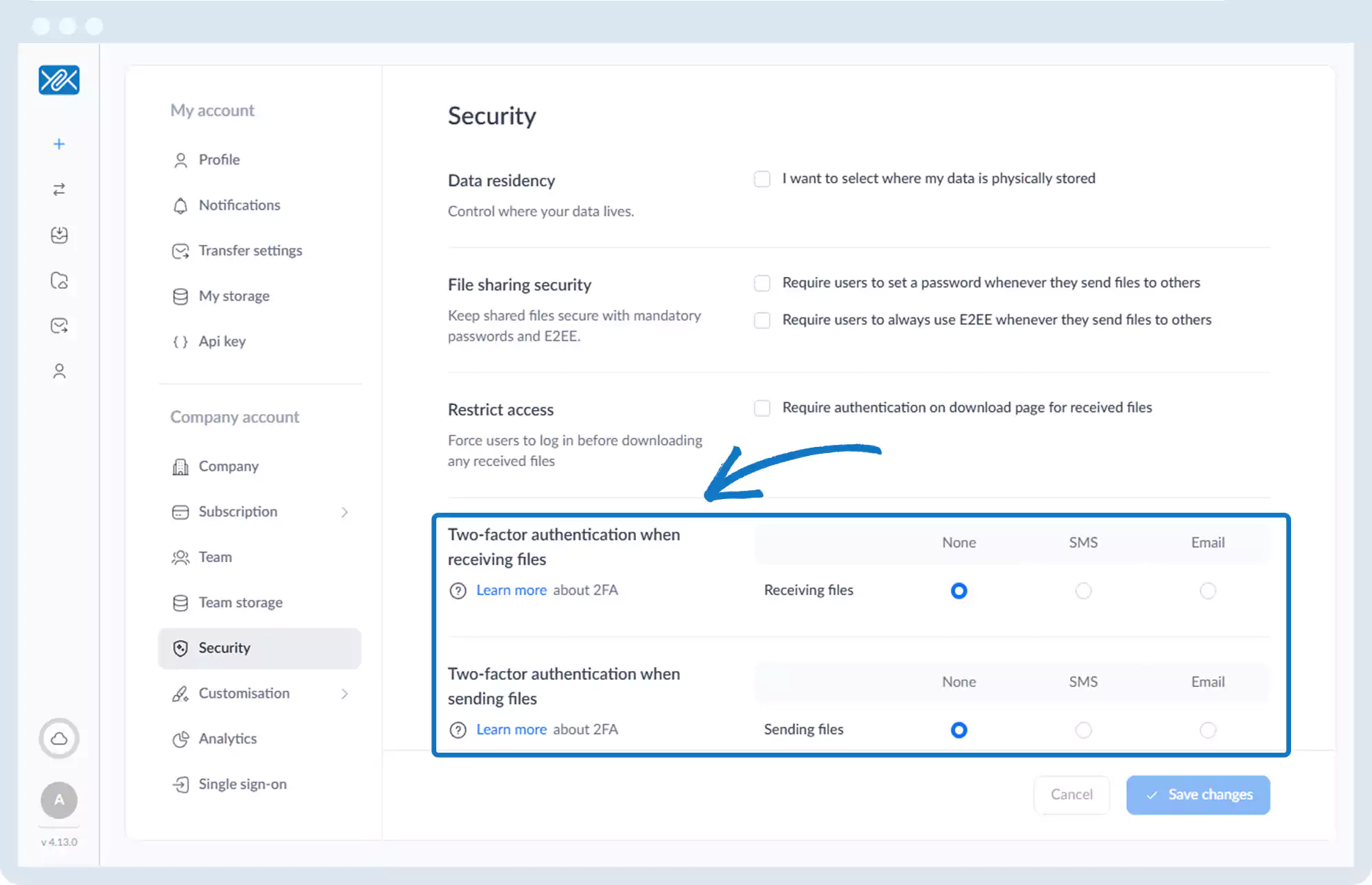 双因素身份验证 - 管理员策略