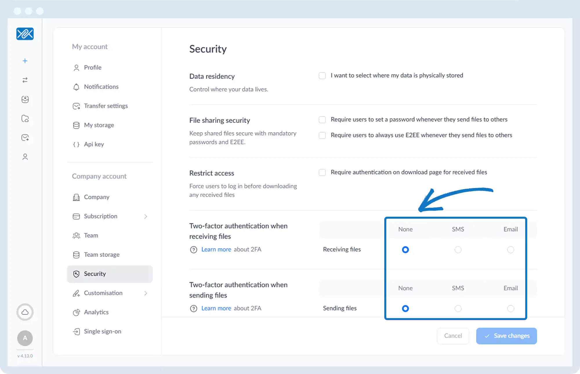 双因素身份验证 - 管理员策略