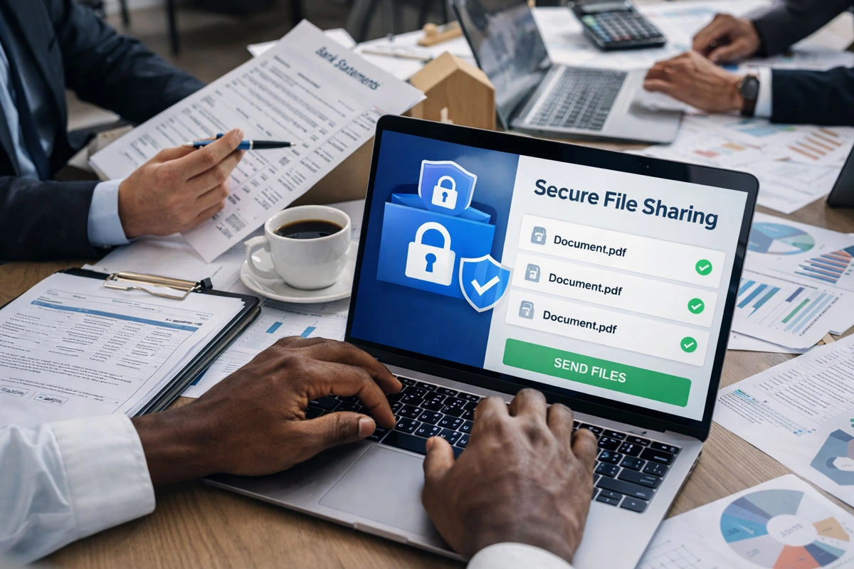 Gebruikscases voor veilig delen van financiële bestanden